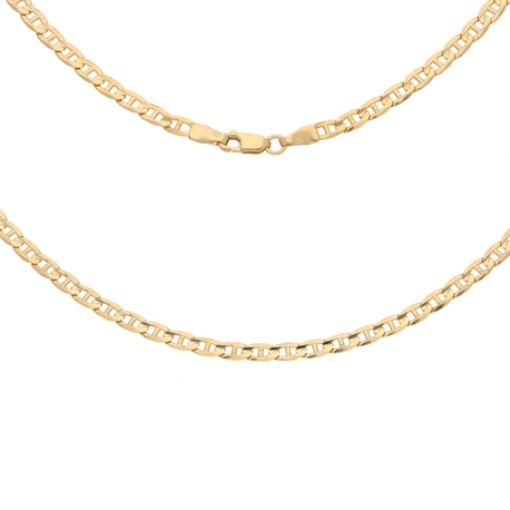 Złoty łańcuszek 50cm splot Gucci pr.585 | EJC032 (1)
