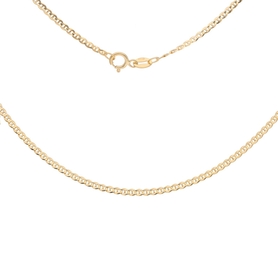 Złoty łańcuszek 45cm splot Gucci pr.585 | EJC033