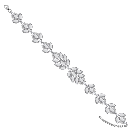 Bransoletka Biżuteria Ślubna srebro z kryształami | EJB263 (1)