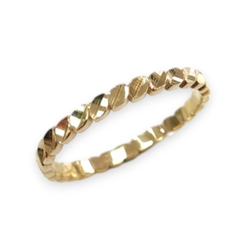 Złoty pierścionek RING łezki pr.585 | EJR172