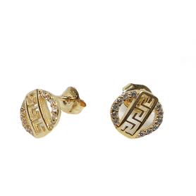 Kolczyki złote z cyrkoniami pr.585 | EJE518