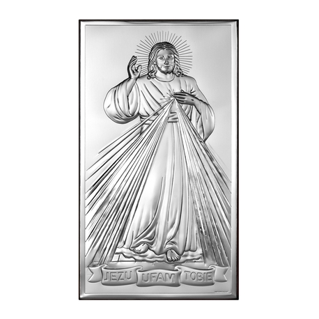 Srebrny obrazek, Jezu Ufam Tobie  | EPS024 (1)